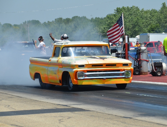 Pro Street Chevy truck